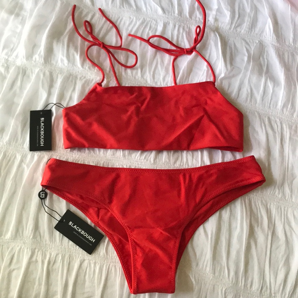 Blackbough Red Bikini, Small Top Large Bottom